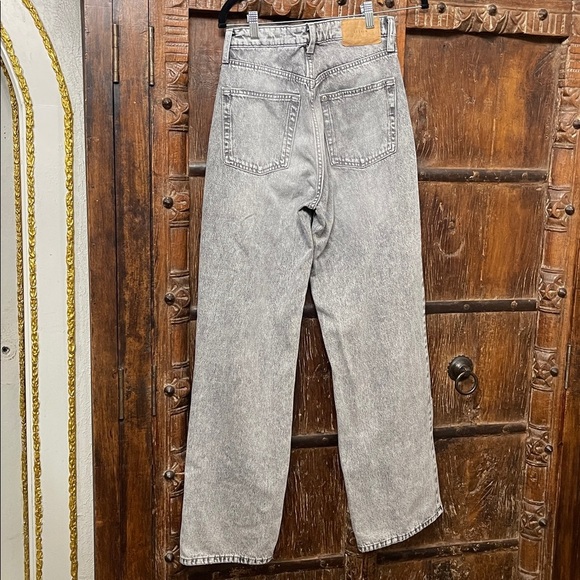 H&M &Denim Wide Ultra High Waist Women’s Jeans Size 4 - Picture 7 of 8